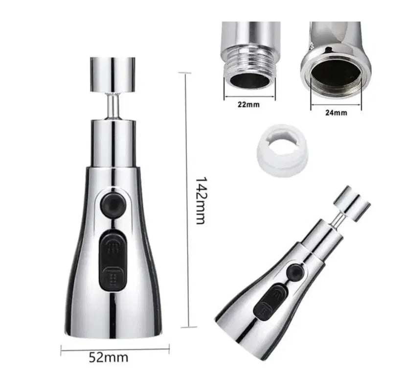 Rotating Sink Tap Extension Nozzle