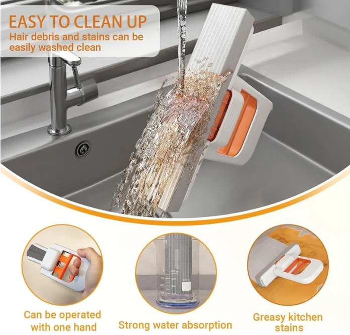 Mini Foldable Kitchen Mop