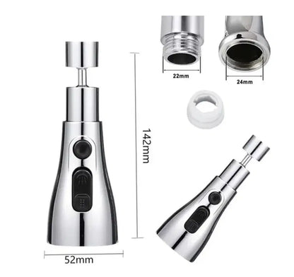 Rotating Sink Tap Extension Nozzle